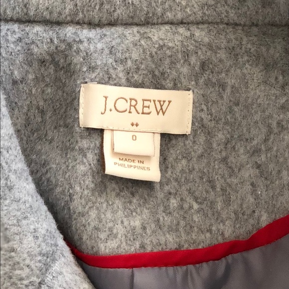 J.Crew Factory Gray Wool Coat - Picture 2 of 6